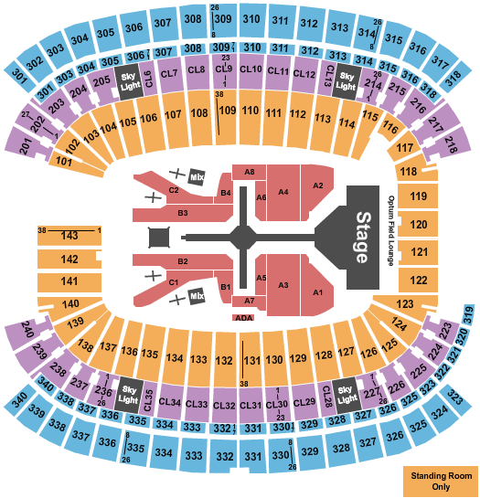 Gillette Stadium The Weeknd Seating Chart